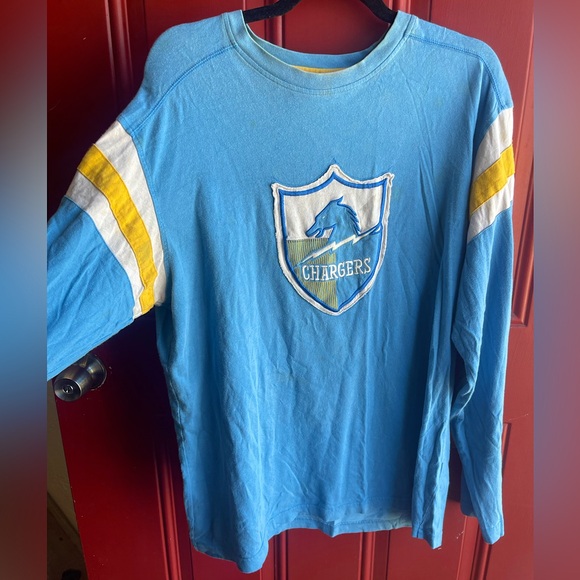 Vintage Reebok Gridiron Classic LA/SD Chargers Long-Sleeved Tee - Picture 1 of 6